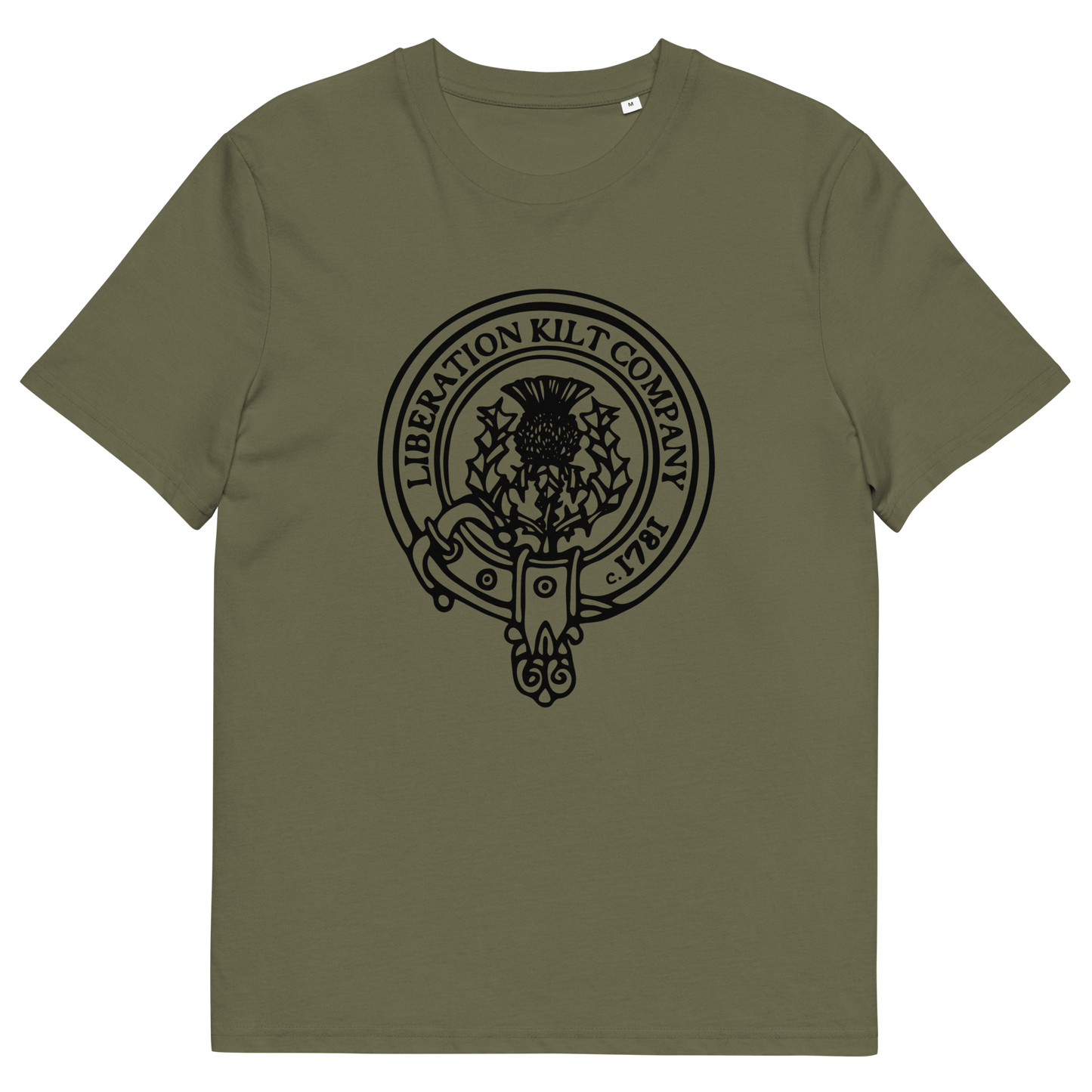 LIBERATION Unisex Organic T-Shirt Black Print