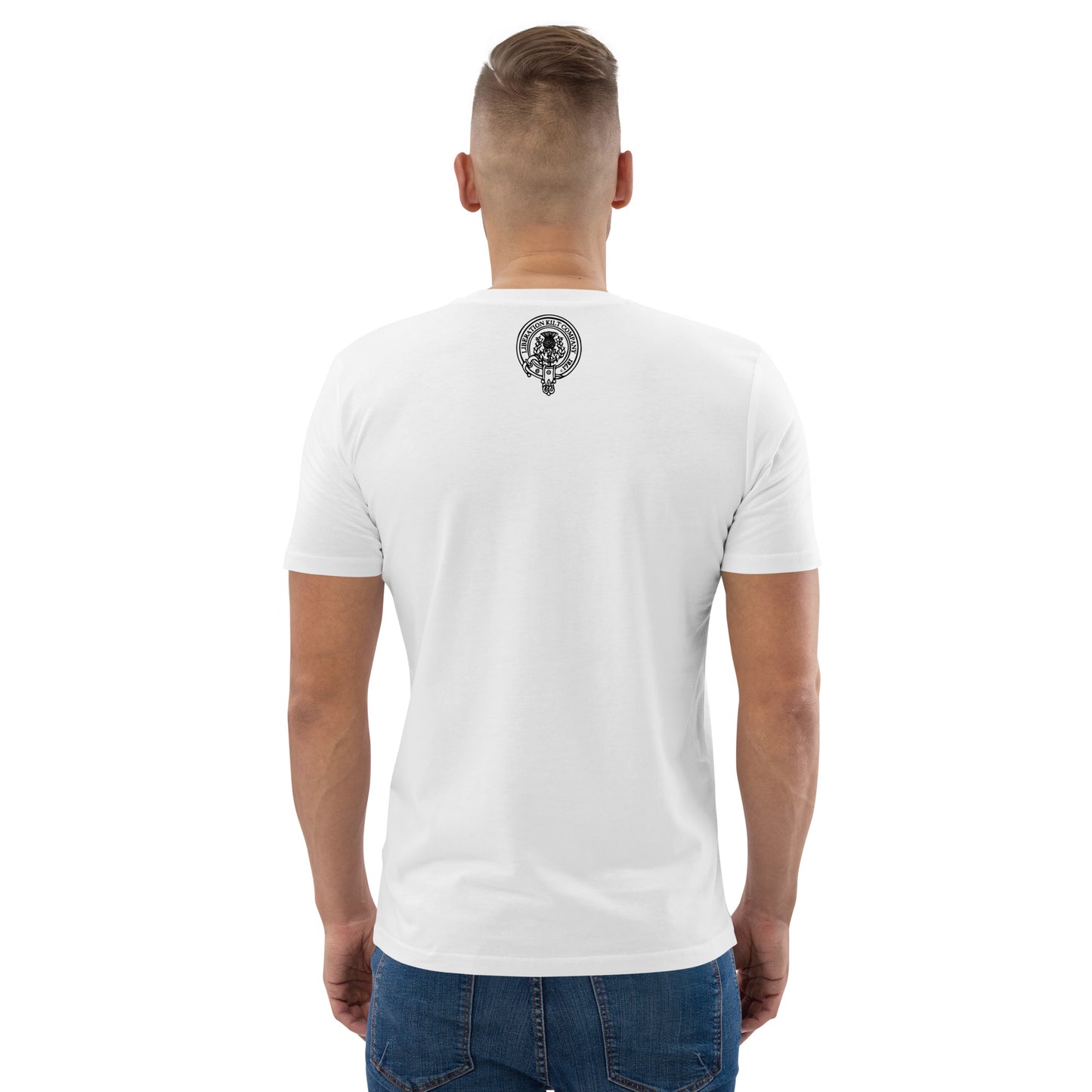 PIPE DREAM White/Khaki Unisex T-Shirt B/W Print